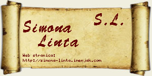 Simona Linta vizit kartica